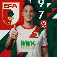 Football Thumbs Up GIF by FC Augsburg 1907