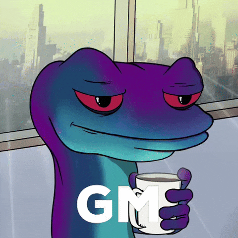 Good Morning Gm GIF by snek