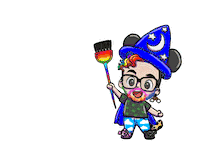 happy hair Sticker by Miniminou