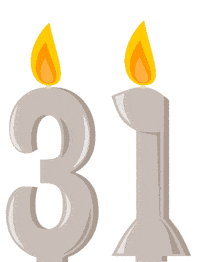 Flickering Thirty-One GIF