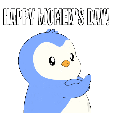 Womans Day Woman Sticker by Pudgy Penguins