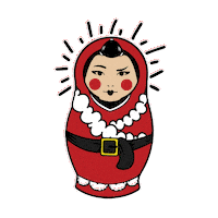 Nesting Doll Art Sticker by Mamasons