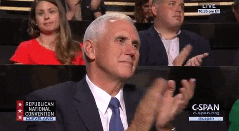Mike Pence Applause GIF by Election 2016