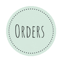Orders Sticker by Hummelke Handmade