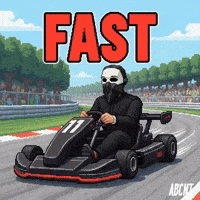 ABCNT racing race fast speed GIF