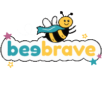 Be Brave Sticker by Bee Sober