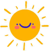 Happy Good Vibes Sticker by Eledraws (Eleonore Bem)