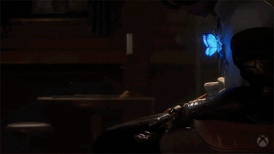 Blue Butterfly GIF by Xbox