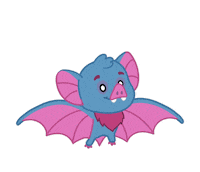 mundobita mundobita bita morcego Sticker