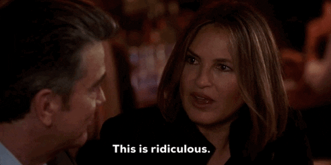 This Is Ridiculous Olivia Benson GIF by Wolf Entertainment