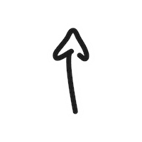 Pfeil Zeigt Sticker by Europlasma