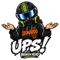 Sorry Ups Sticker by Broken Head