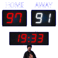 91 Away Sticker