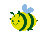 Bye Bye Bee Sticker by DigitalGin