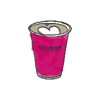 dinzler coffee coffee to go dinzler Sticker