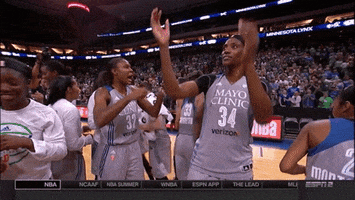 happy sylvia fowles GIF by WNBA