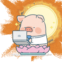 Piggy Sticker