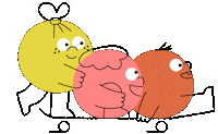 Friends Team Sticker by YK Animation Studio