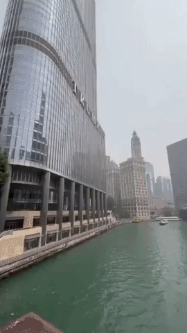Wildfire Smoke Fills Chicago as Air Quality Remains Low