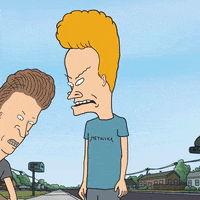 Shocked Beavis And Butthead GIF by Paramount+