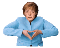 tibber_deutschland merkel deepfake raute tibber Sticker