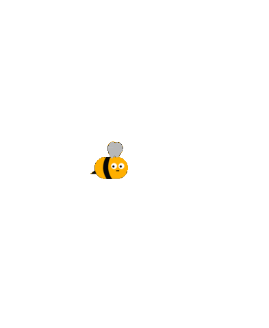 Bee Sticker by Fabio Nikolaus