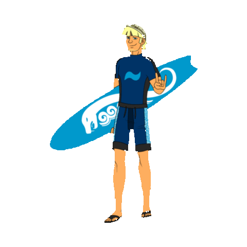 ocean surf STICKER by imoji
