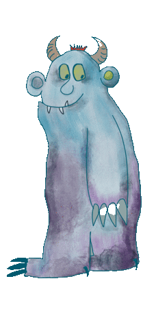 Monster Sticker by Simone Abelmann