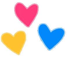 Love Is Love Hearts Sticker by Rainbow Brains
