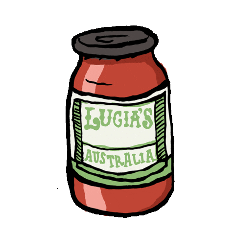 billiejusticethomson giphyupload sugo passata lucias Sticker