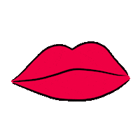 Olivia_tatedesign angry lips teeth grr Sticker