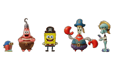Happy Spongebob Squarepants Sticker by The SpongeBob Movie: Search for SquarePants