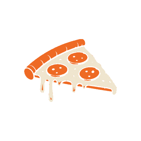 Nyc Marathon Pizza Sticker by Sarah Marie Design Studio