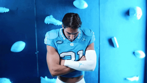 North Carolina Football GIF by UNC Tar Heels