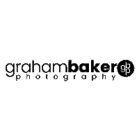 GrahamBakerPhotography black logo graham baker photography grahambakerphotography grahambakergbp Sticker