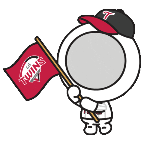 Baseball Flag Sticker by LG Uplus