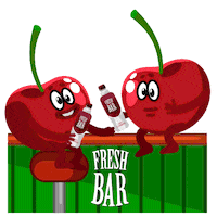 FreshBar cherry отдых пятница вишня Sticker