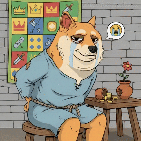 Sad Dog GIF by Doge Pound