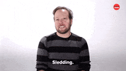 Sledding Santa Claus GIF by BuzzFeed