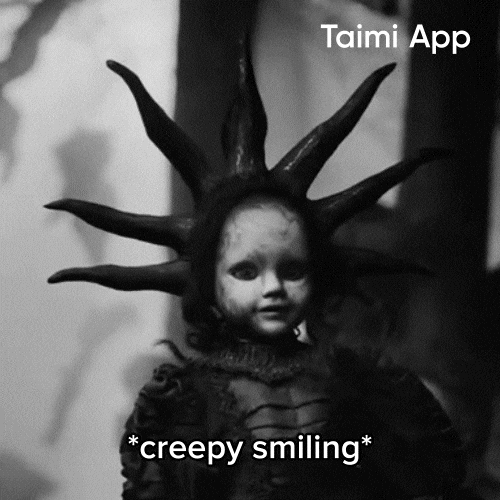 Lady Gaga Creepy Smile GIF by Taimi