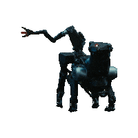 Sci Fi Dog Sticker by Code 8 Movie