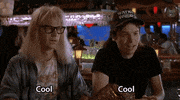 waynes world garth GIF