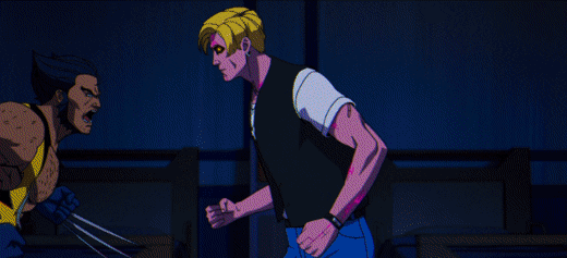 gificionado giphyupload wolverine nightcrawler x-men 97 GIF