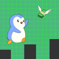 Money Chasing GIF by Pudgy Penguins