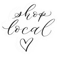 Shoplocal Hearts Sticker
