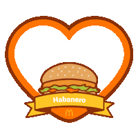 chicken burger Sticker by McDonald's Canada