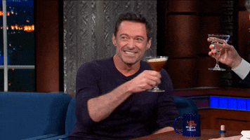 Cheers Latenight GIF by The Late Show With Stephen Colbert