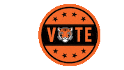 Vote Tigers Sticker by Princeton University