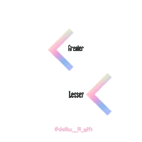 Less Than Text Sticker by Delta__Li