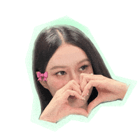 Heart Girl Sticker